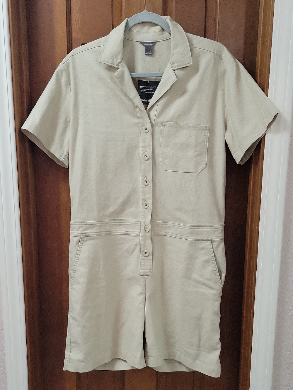 Eddie Bauer Hemplify Utility Collection Short Romper